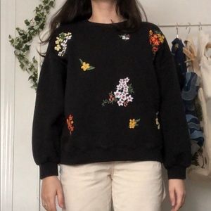 Floral crewneck